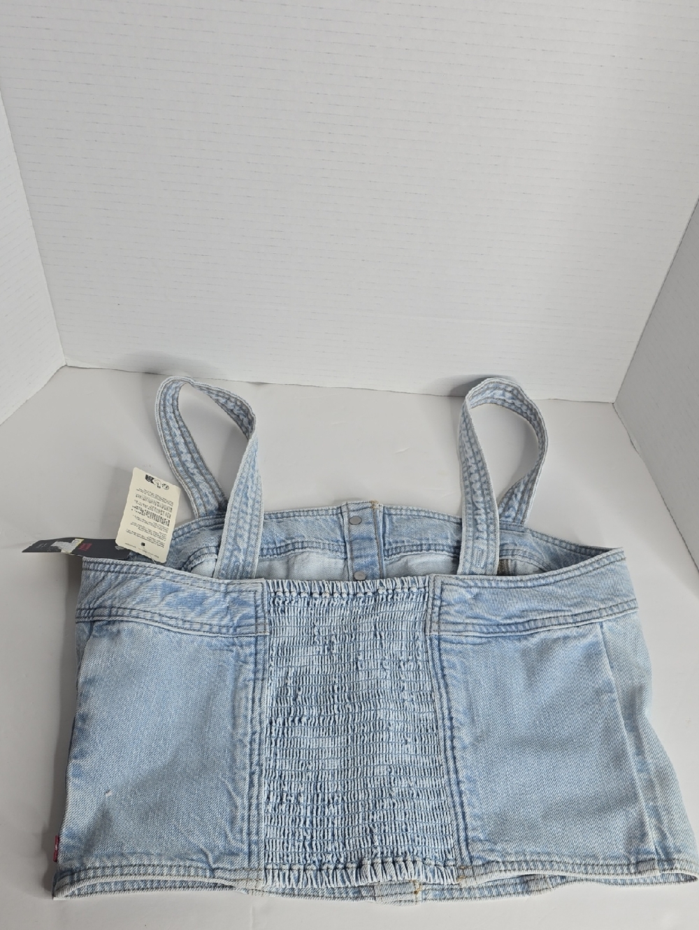 Levi's Women's Drea Tank Denim Top Large - Picture 8 of 10